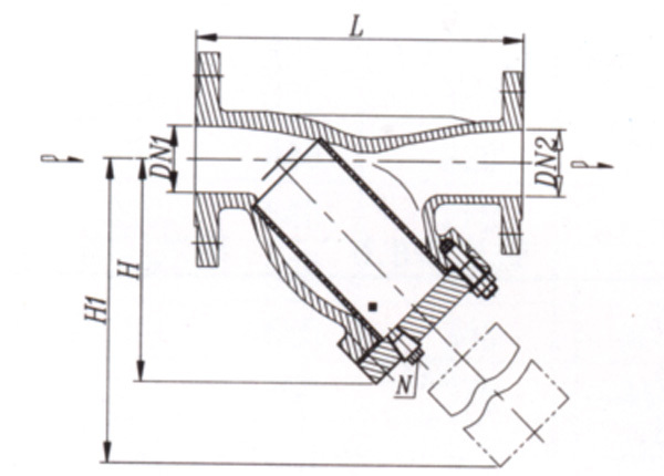 Integral casting different diameter flange connection type (SBYZ-IIID type) and different diameter butt welding connection type (SBYZ-IVD type)