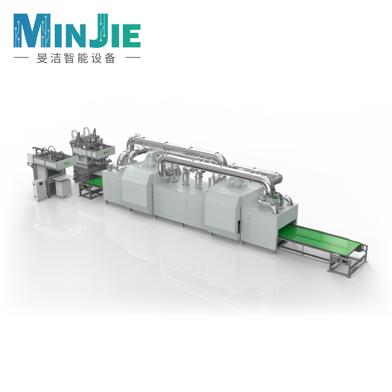 Single-layer Dryer Pulp Molding Industrial Package Line MJSH-170