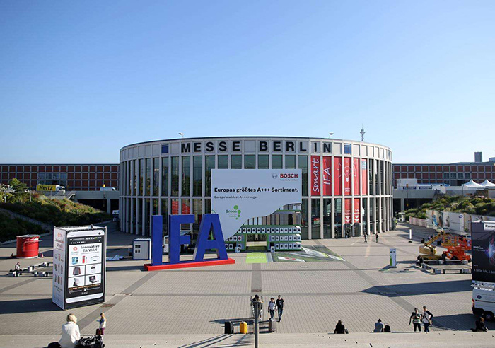ANC headphone independently developed appeared at IFA booth in Germany in 2012 