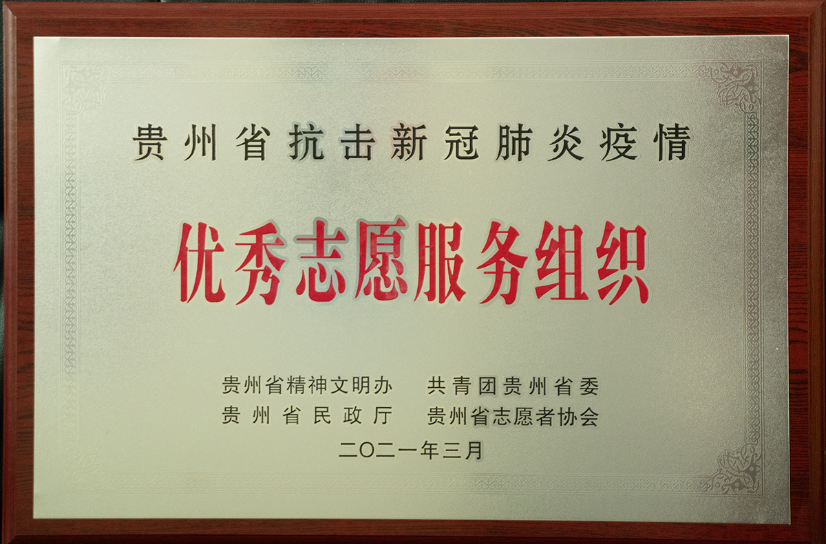 贵州省抗击新冠肺炎疫情优秀志愿服务组织