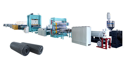 PP/PE Plastic Geogrid Production line