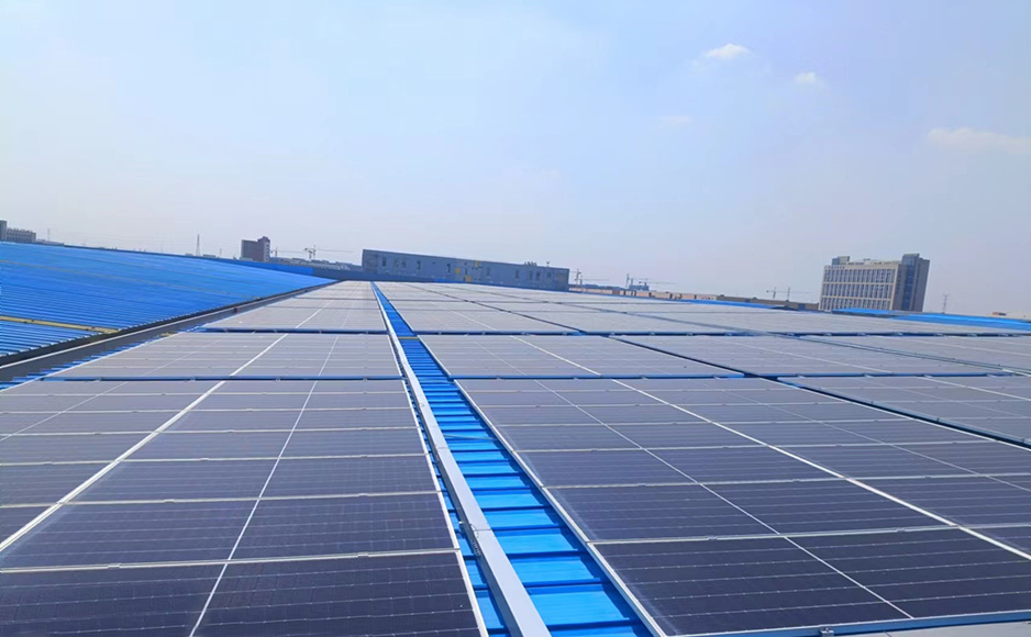江蘇省南通市通州區(qū)某汽車公司600kw分布式光伏發(fā)電項目