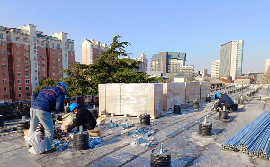 江蘇省南通市通州區(qū)某辦公室項目800kw分布式光伏發(fā)電項目