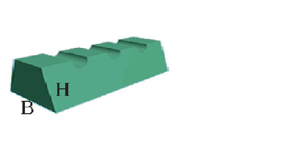 Toothed guide bar