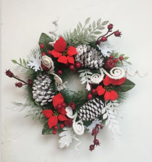 Christmas Wreath KN-61092 30CM with customized size