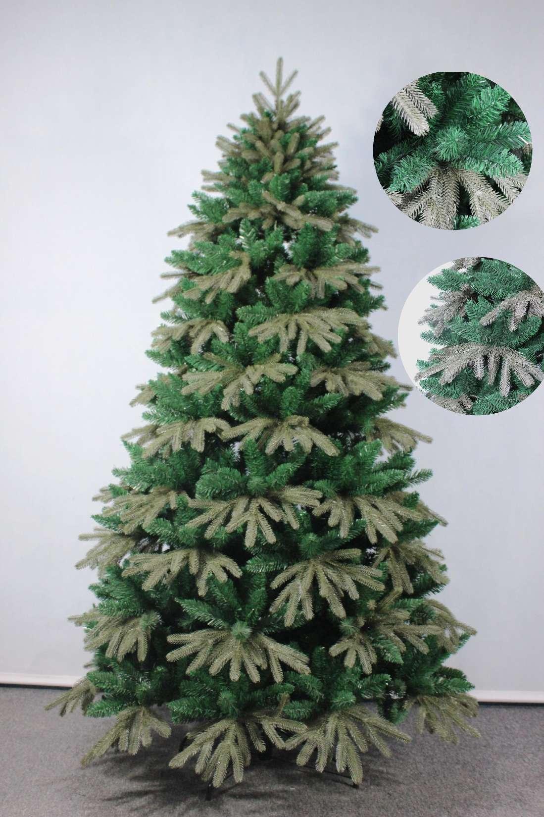 2023 new product wholesales 210cm/7FT PE + PVC mix luxury Christmas tree