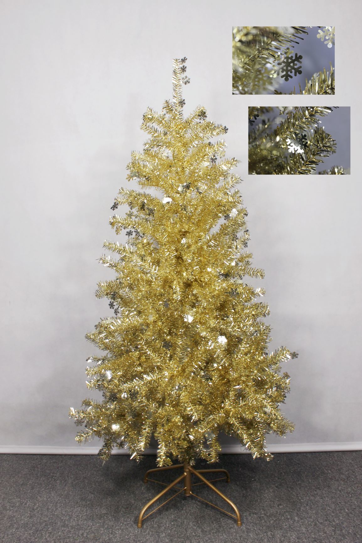2023 new product wholesales Gold Sliver Green White colored luxury decoration Christmas tree