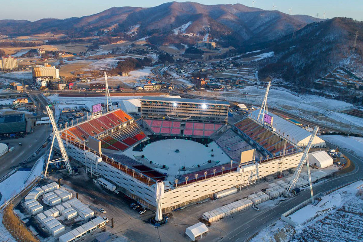 Olympic venue in Pyeongchang, South Korea