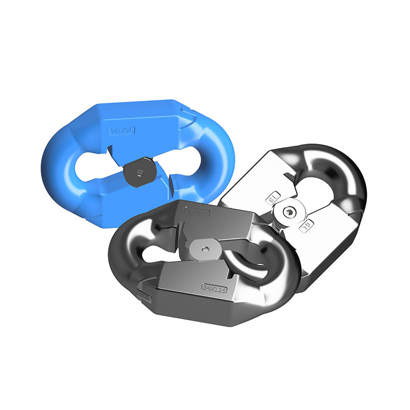 Spiral tooth chain connector
