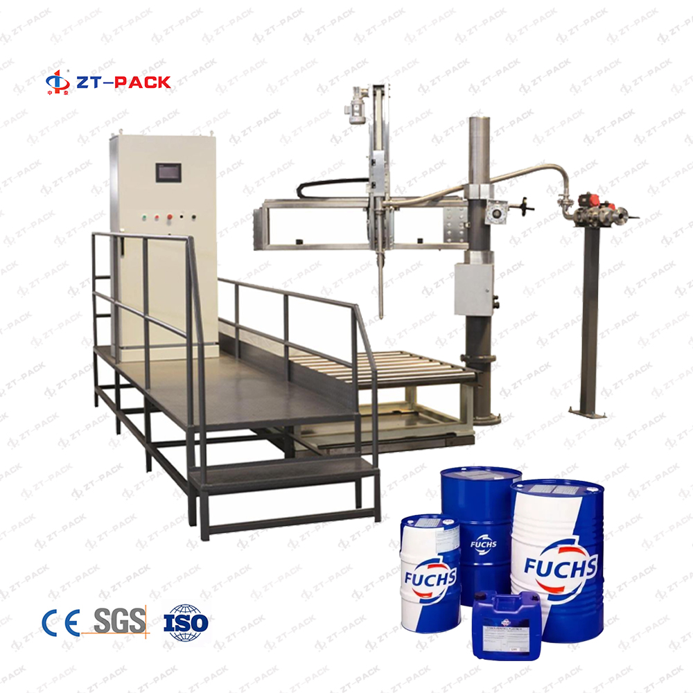 100L-1000L-- Lubricant Oil Filling Machine Packing Line