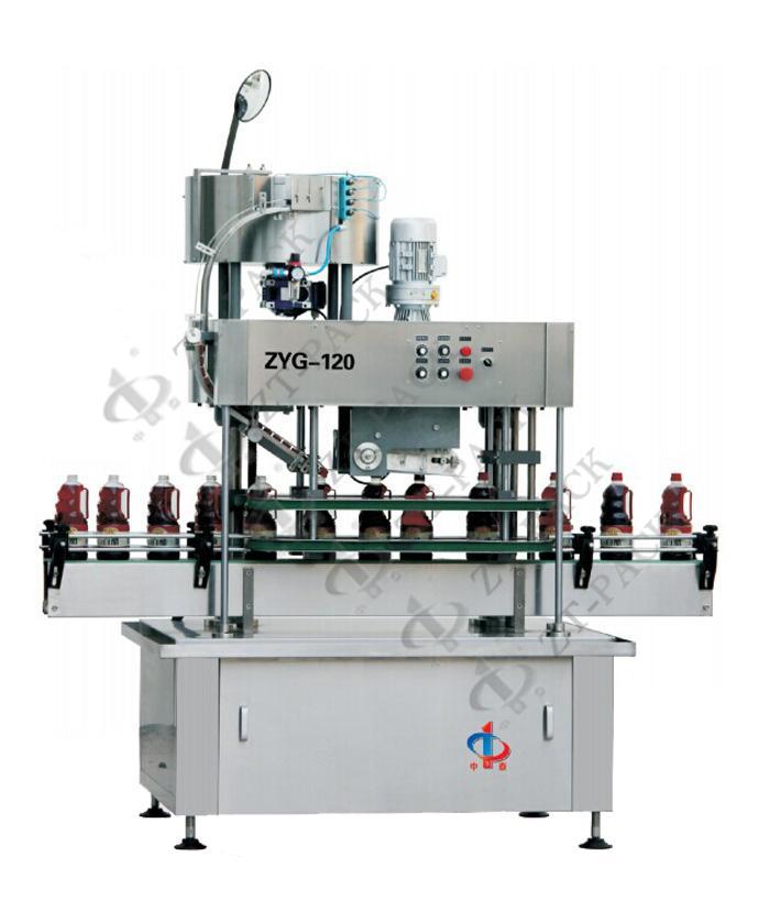 ZYG-120 Full-automatic Linear lid-pressing  machine  <half frame >