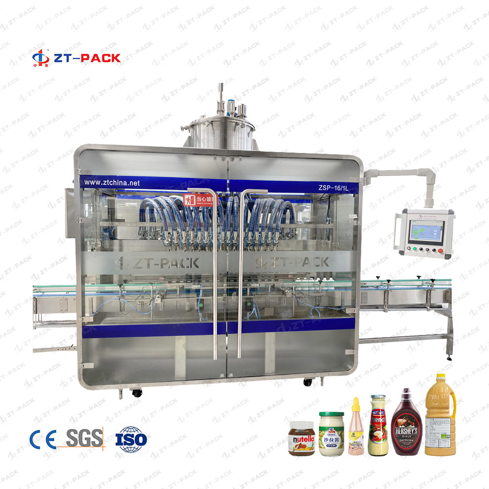 Food Sauce Paste Ketchup Jam Filling Machine Packing Line