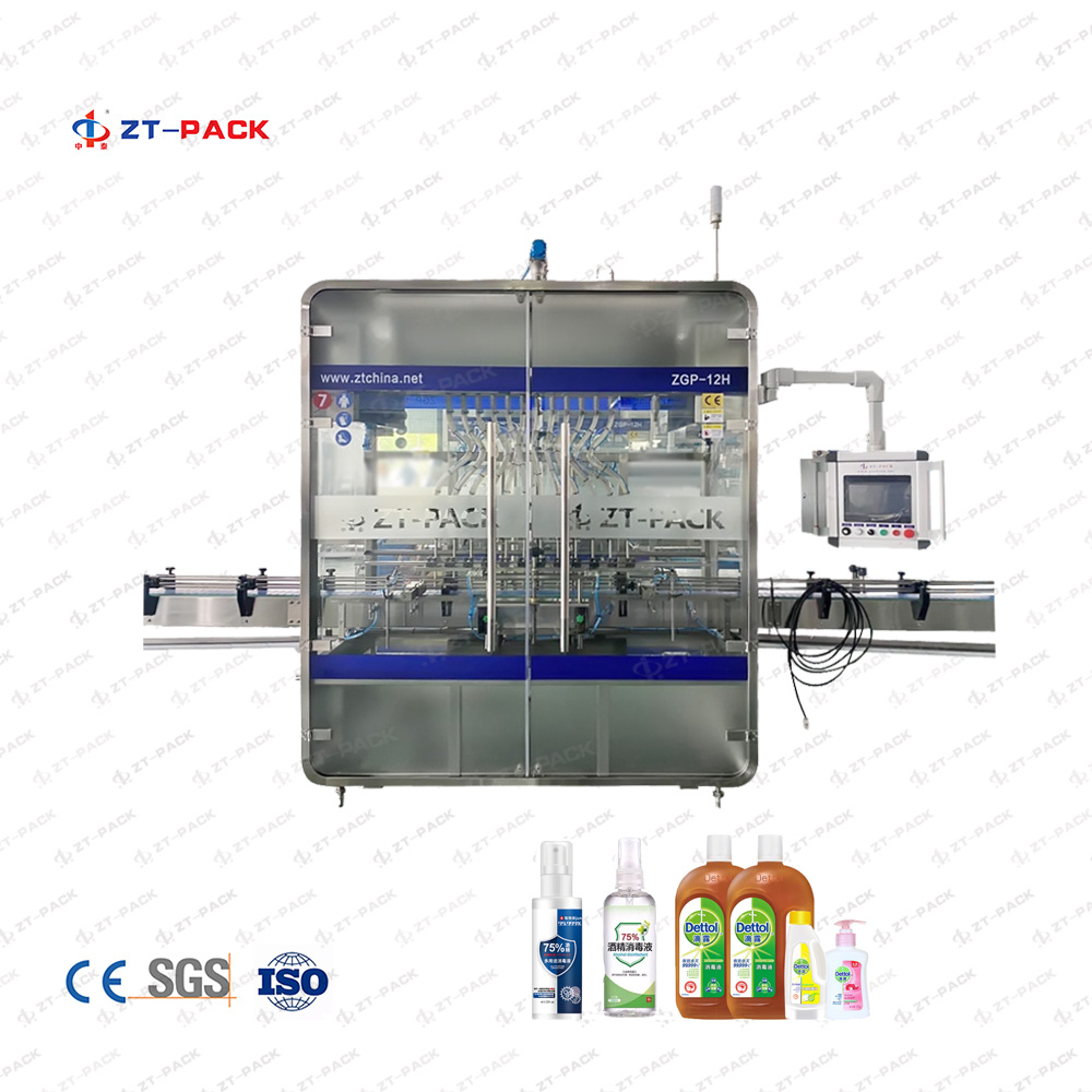 Alcohol Liquid / Disinfectant Filling Machine