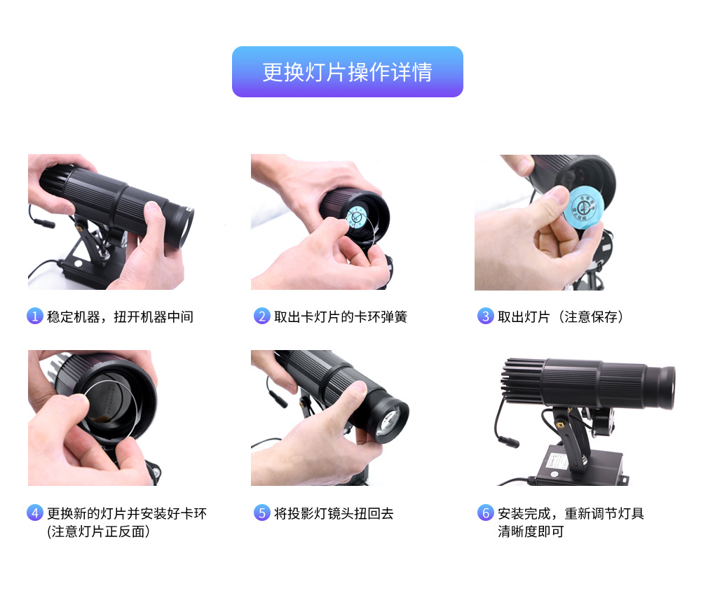 水纹投影灯