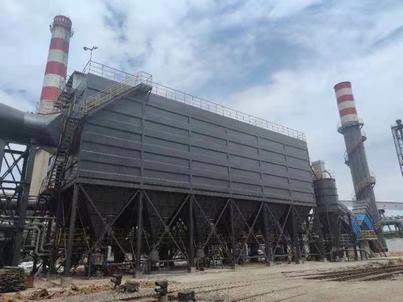 2022年，湖南某钢铁集团炼铁厂4#高炉40万风量炉前除尘器。