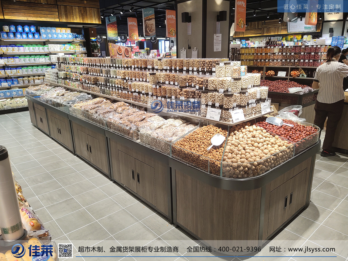 超市木制散货柜012