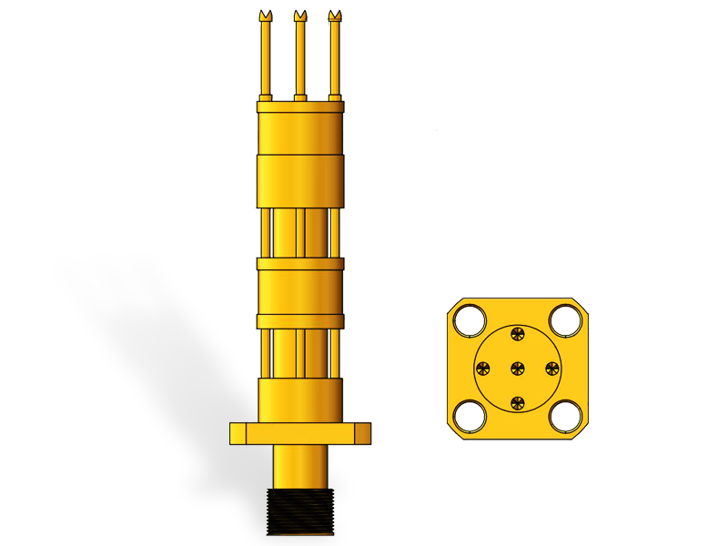 Signal transmission RF probe