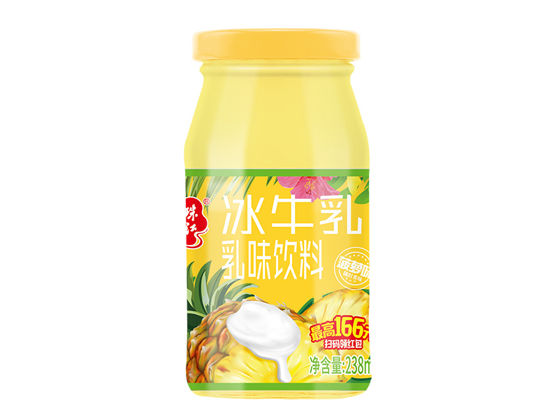 238mlx12珠江冰牛奶(新版)-菠萝味
