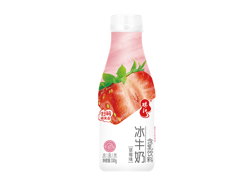 330gx12珠江草莓味冰牛奶（扫码版）