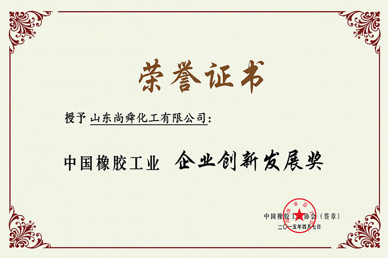 中国橡胶工业企业创新发展奖