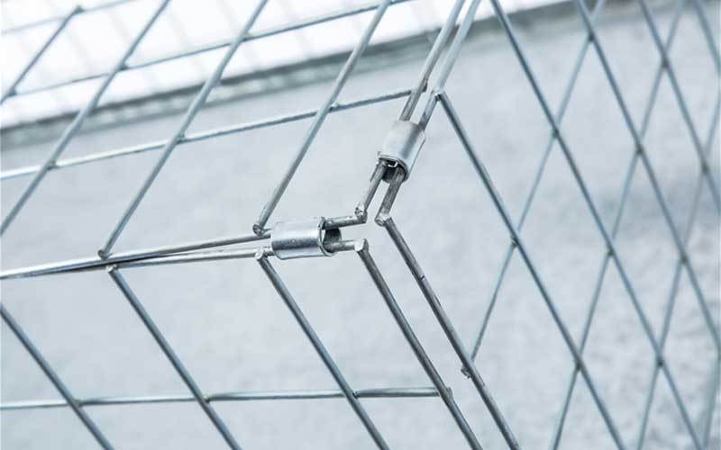 Architectural gabion wall