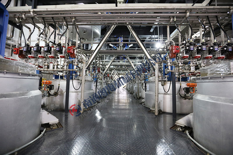 Complete project of glue mixing and batching system