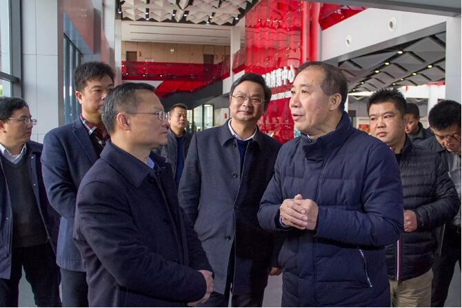 长沙市市长胡忠雄视察庆泰集团