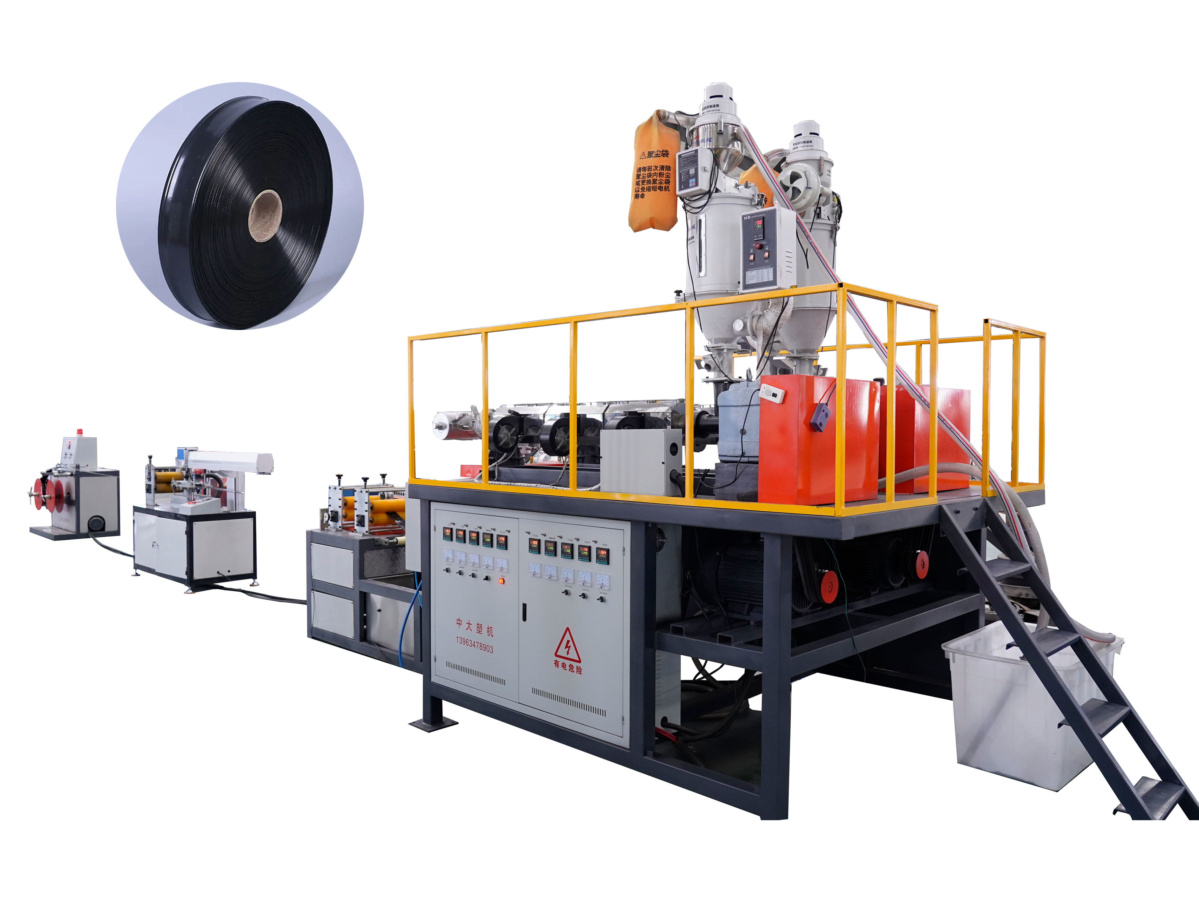 Two layer micro spray irrigation tape production line