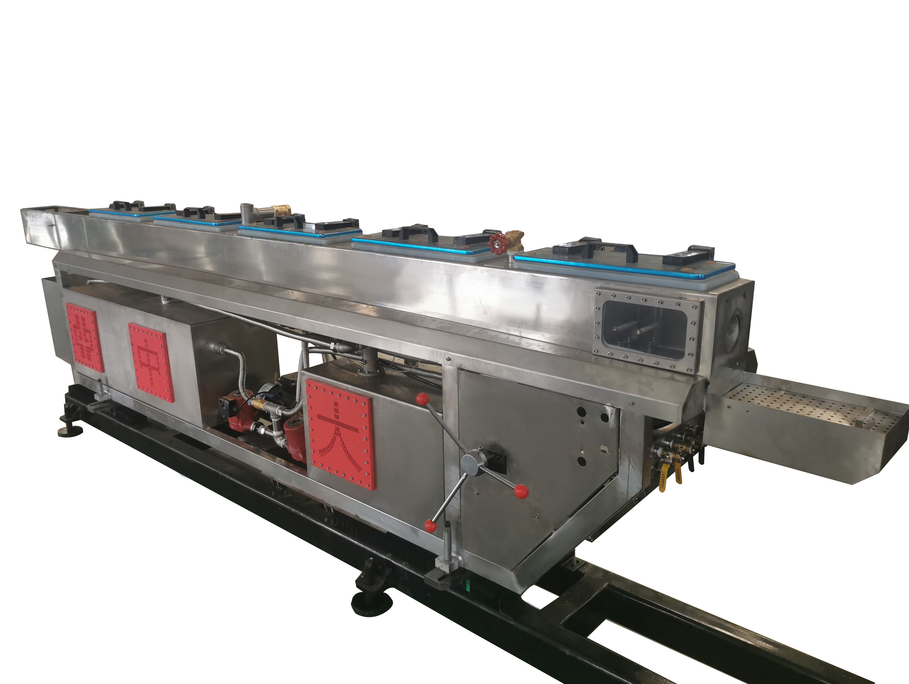 Inner flat emitter drip irrigation tape production line