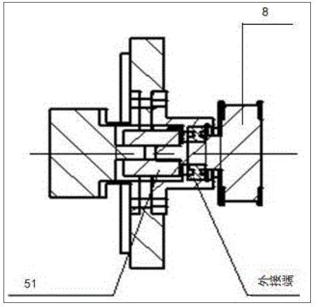 一种固定位动力源条盒输出推送装置