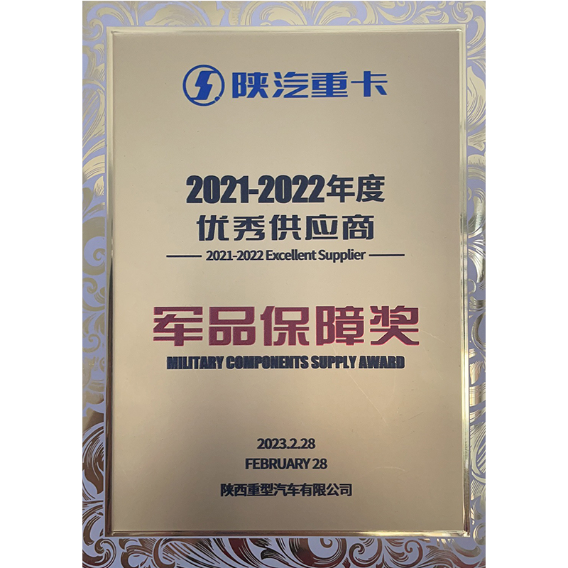 2021-2022年度軍品保障獎