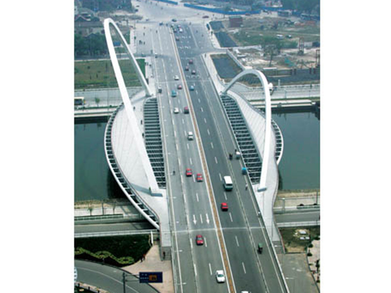 大沽桥环氧沥青钢桥面铺装工程