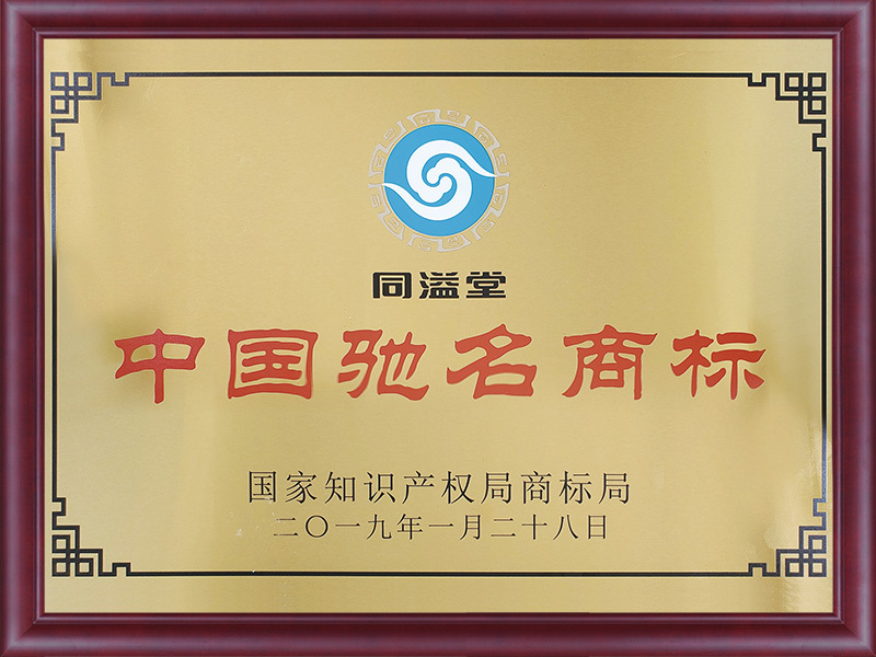 专利保护-中国驰名商标