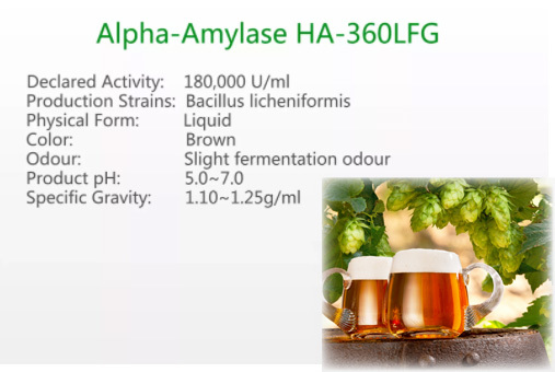 Alpha-amylase HA-360LFG (Thermostable, Low pH)
