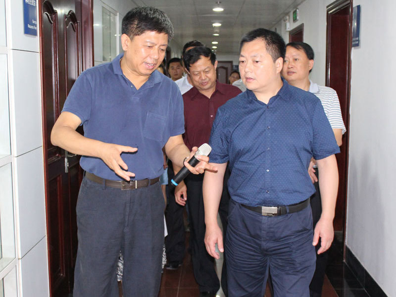 Lu Zhenhua, Director of the Standing Committee of Yibin Municipal People's Congress and Secretary of the Party Group, and his party visited the company
