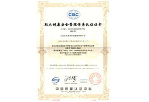 Occupational Health Management System Certification