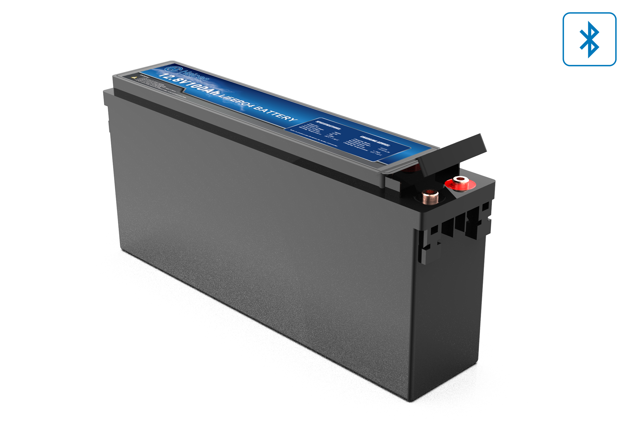 HC507S Series-12V100Ah Smart LFP batteries（12V125h / 24V60Ah / with Bluetooth)