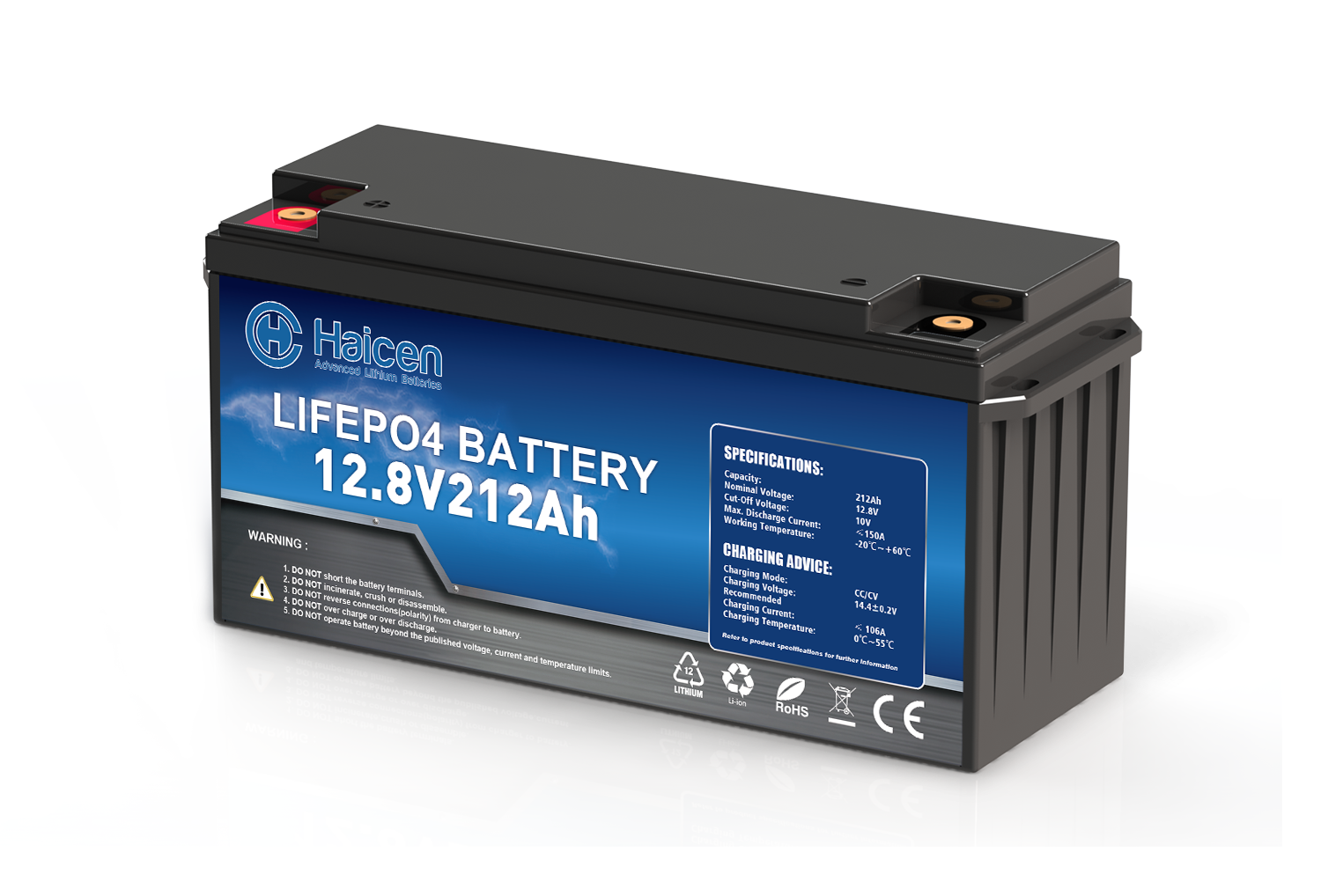 HCG49S Series-12V212Ah Smart LFP batteries
