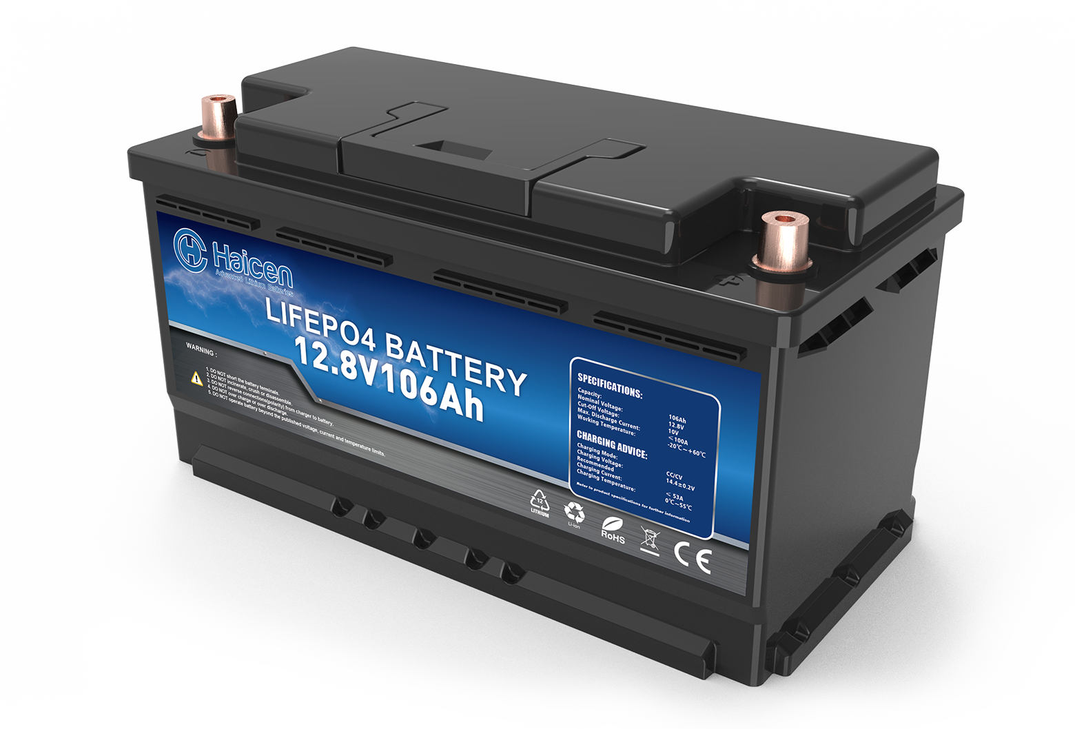 HC352S Series-12V106Ah Smart LFP batteries