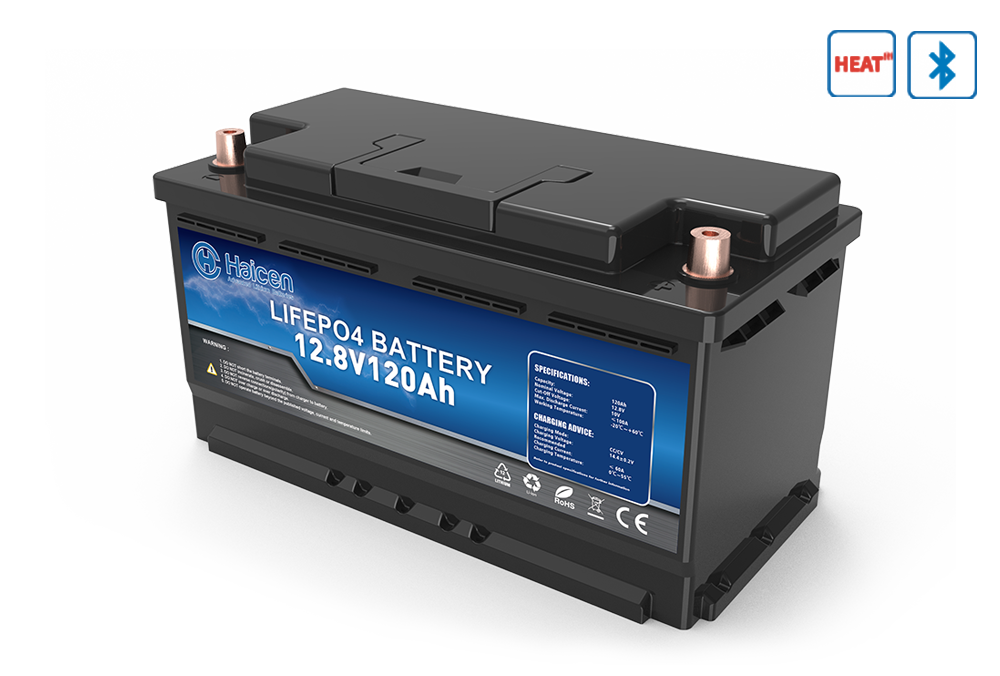 HC352S Series-12V120Ah Smart LFP batteries（12V150Ah / with Bluetooth and Heat)