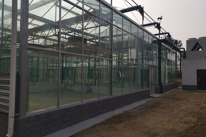 Full tempered glass greenhouse