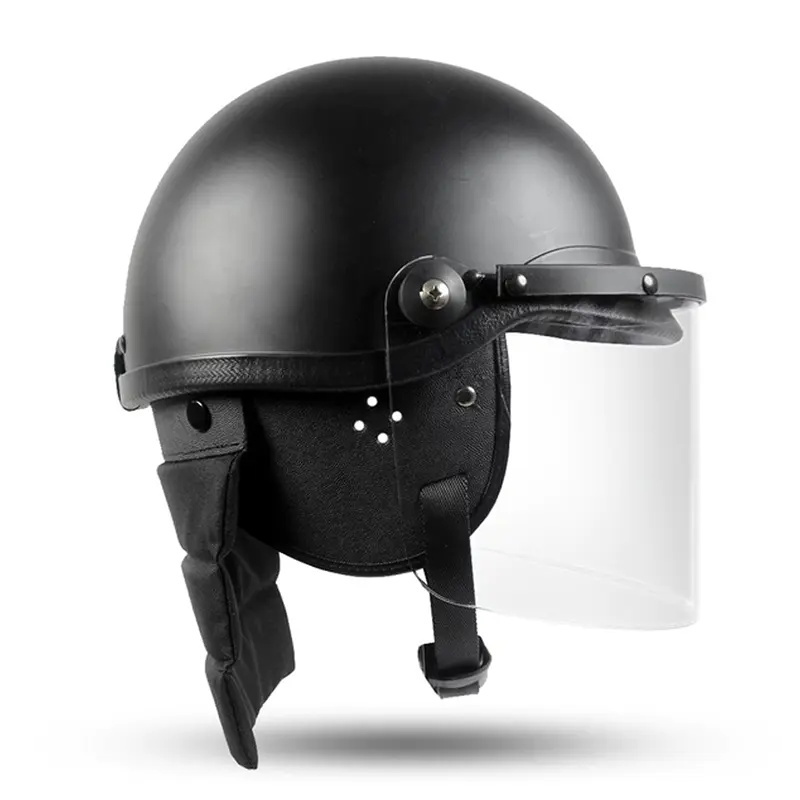 Quality Anti Riot police Helmet With Visor for Security Use