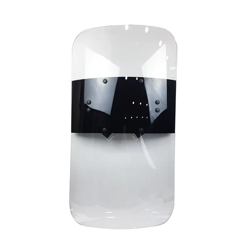 UV stabilized polycarbonate riot control shield transparent PC anti-riot police shield
