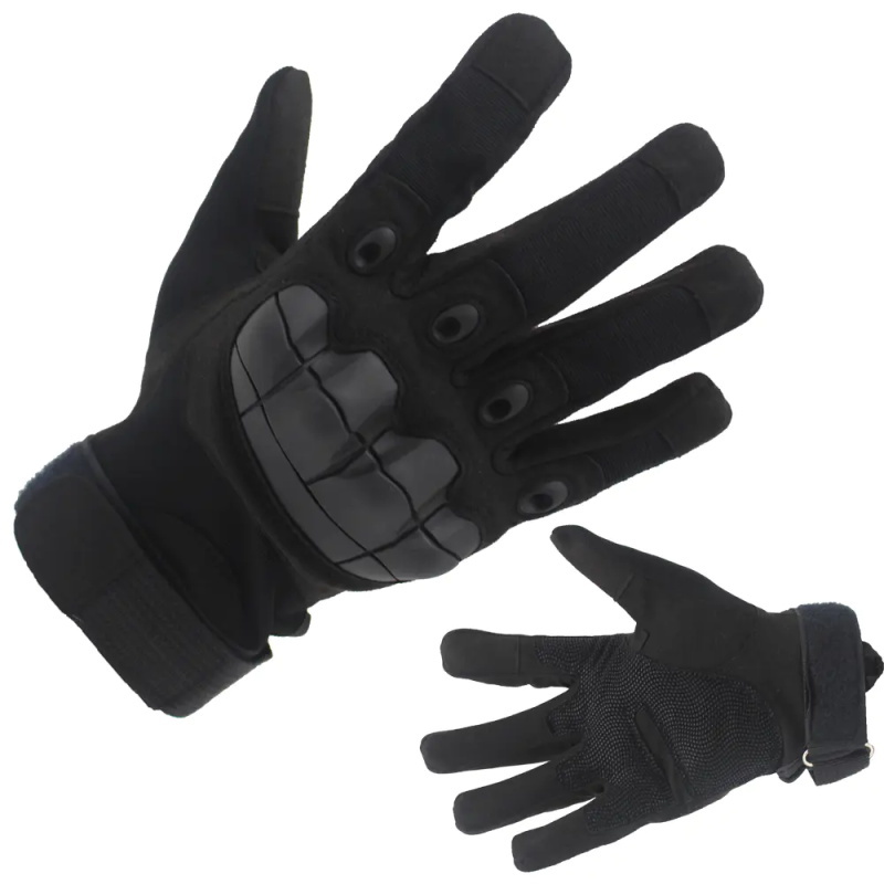 Custom Combat Gloves Hard Knuckle Tactical Police Gloves