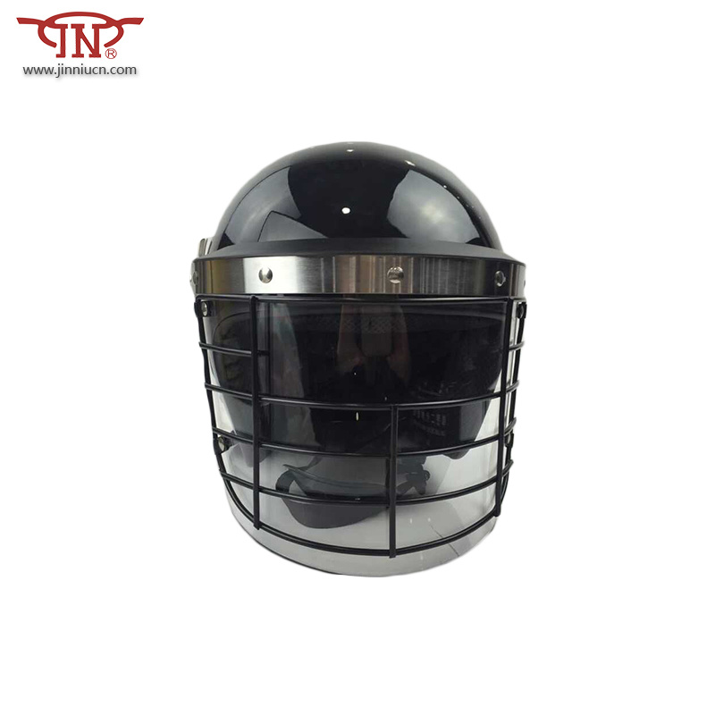 Full Mask Anti Riot Helmet Police Tactical Gear Manufacturers Reinforced anti riot helmet with metal grid