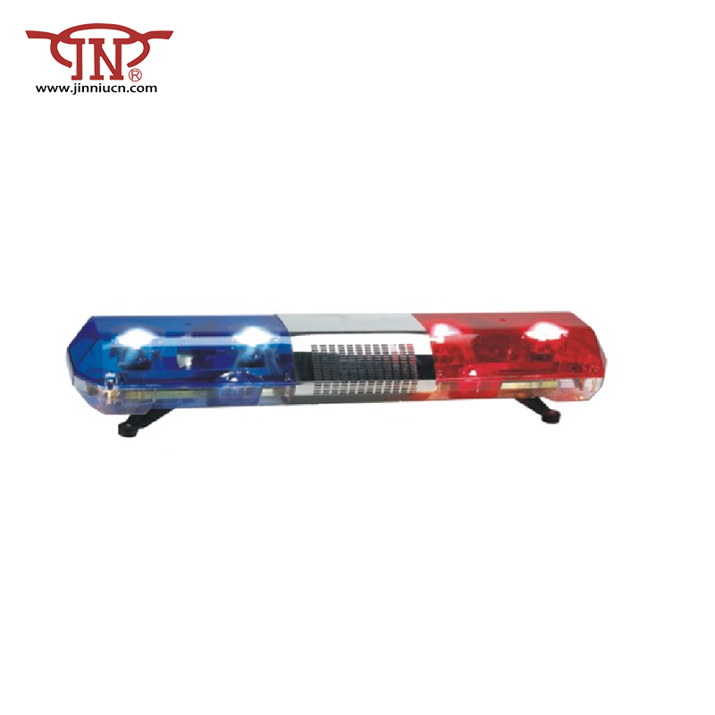 Police Car Led Warning Light Bar Speaker Red Blue