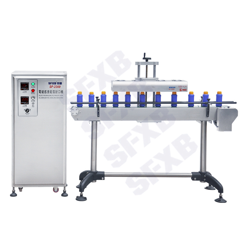 SF-2300 Air-cooled automatic electromagnetic induction aluminum foil sealing machine