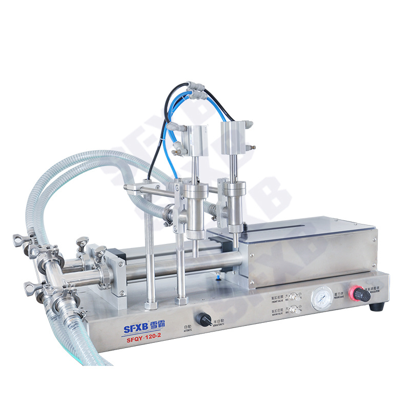 SFQY series double heads full pneumatic liquid filling machine (explosion-proof)