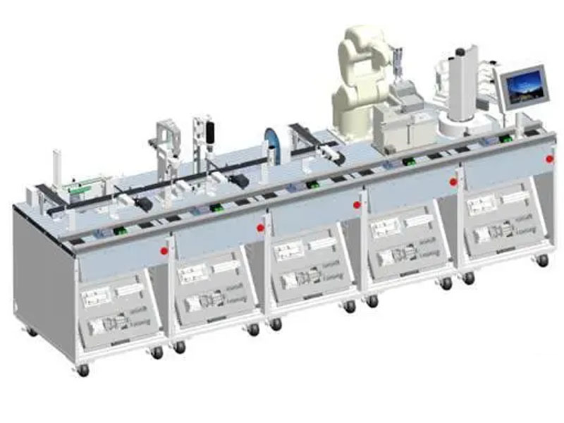 Filling automated production line training device, filling automated production line training equipment