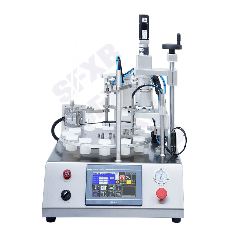 XBZP-25 series desktop ceramic pump filling and capping (capping) machine